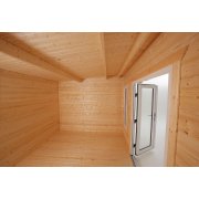 12x12 Power Pent Log Cabin | Scandinavian Timber